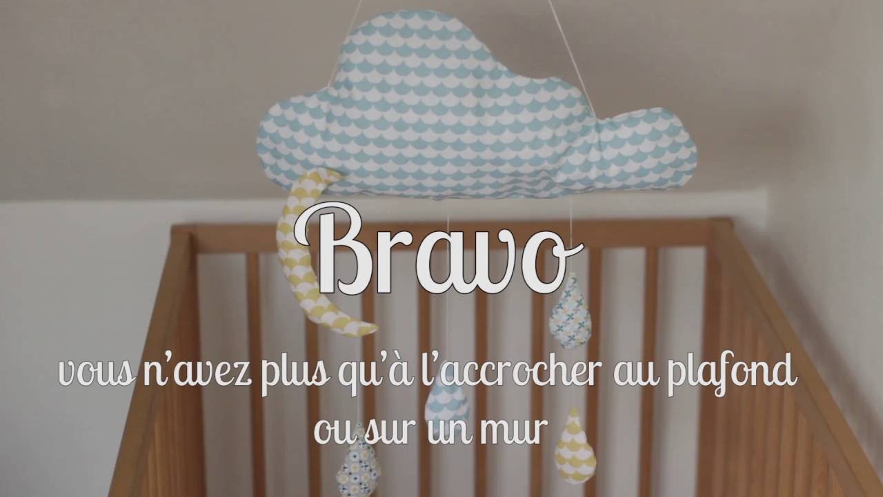 Rozyli, comment coudre un  joli mobile nuage