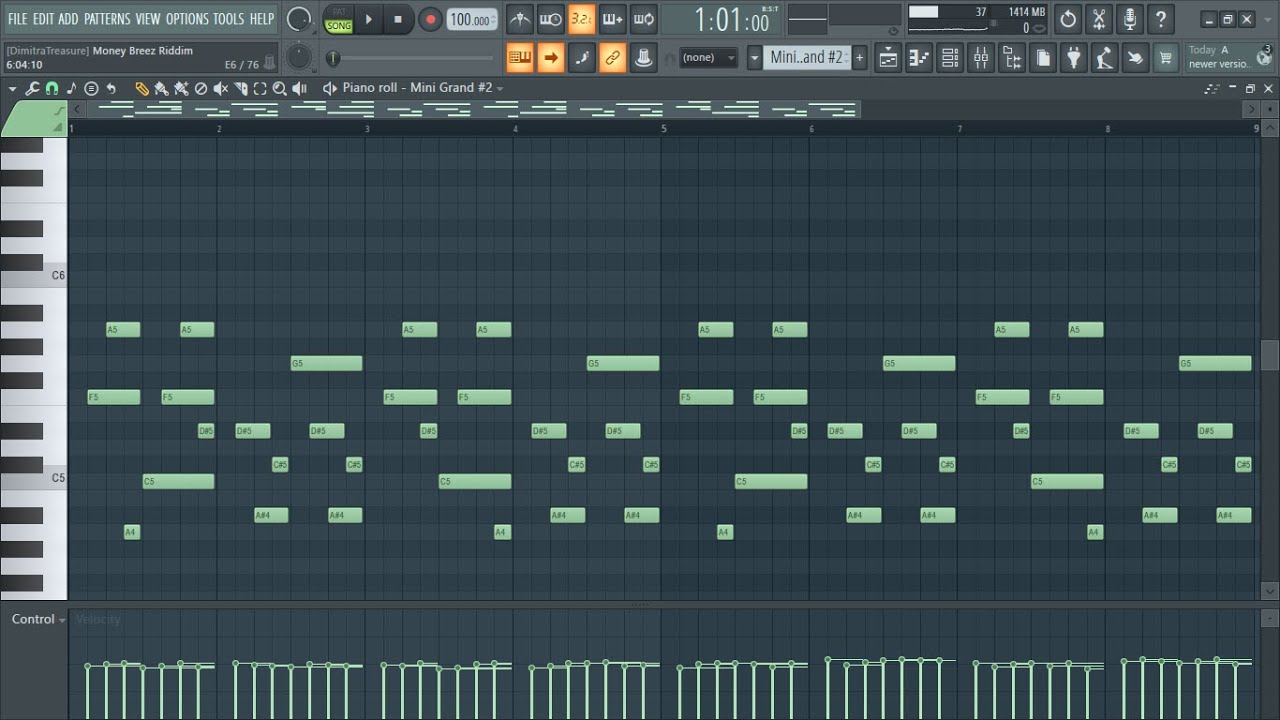 How To Make Dancehall Beat In Fl Studio 25 for BEGINNERS / Money Breez Riddim  @1RenadoRecords