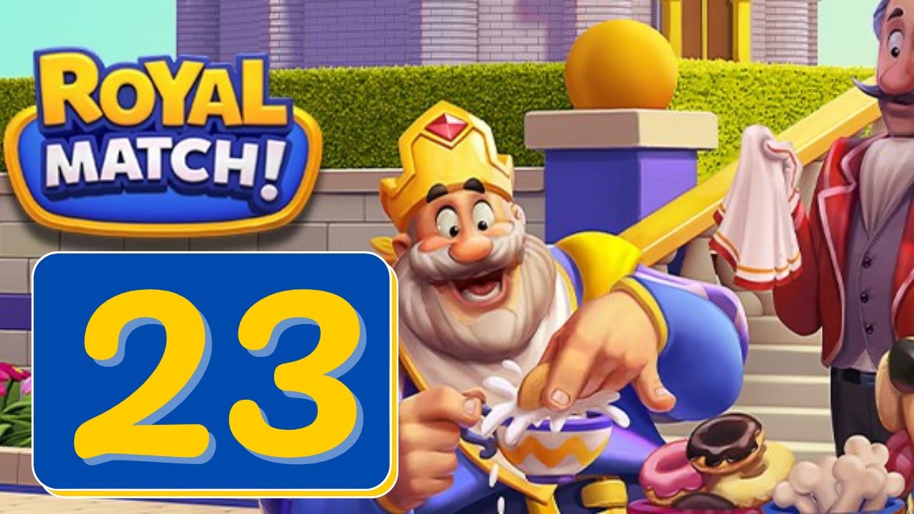 Royal Match - Area 23 - Barbershop - Gameplay