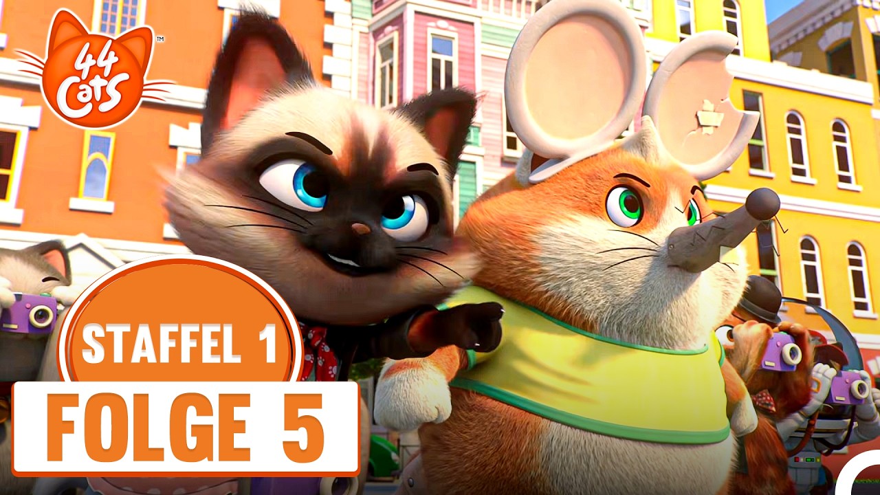 44 Cats Staffel 1 | Folge 5 - Gaby, Die Reporterkatze 🔍😼