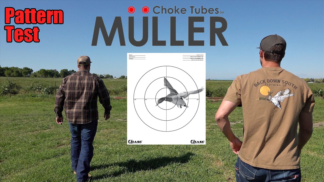Pattern Test with 20 ga. Benelli Ethos Cordoba and Muller Passing Choke