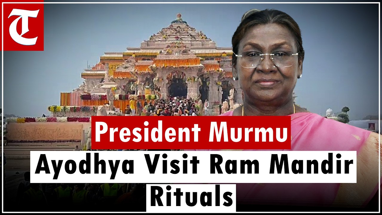 LIVE : President Murmu Visits Ayodhya Offers Prayers At Ram Janmbhoomi Mandir Attends Vedic Rituals