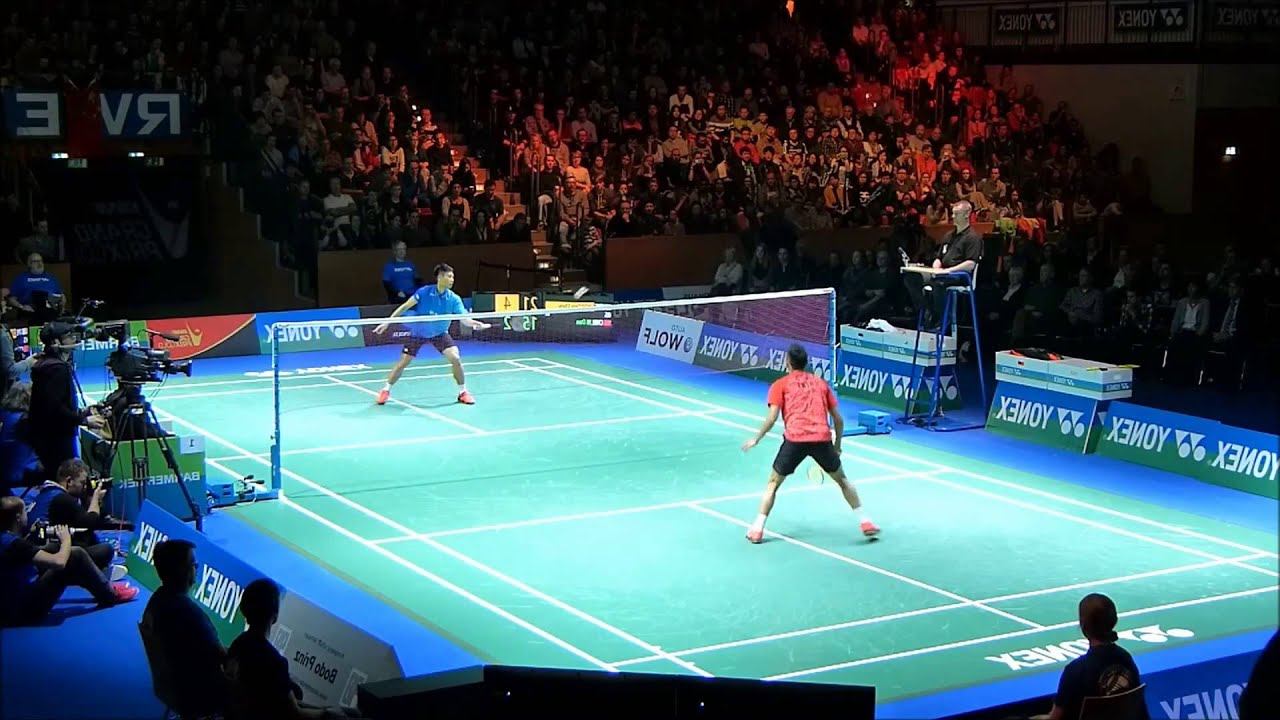 Lin Dan - Footwork - 4x slowmo