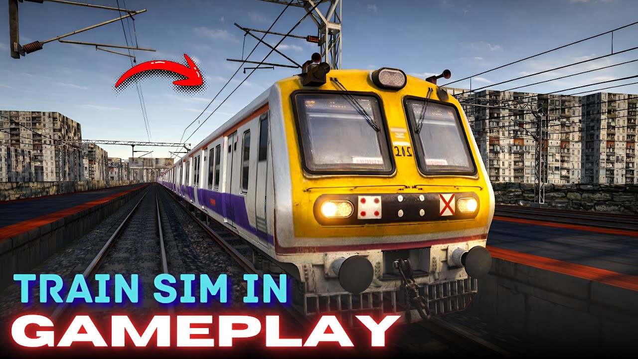 Видео игрового процесса нового альфа-обновления Train Sim на мобильном устройстве 🙌 | Train Sim н...