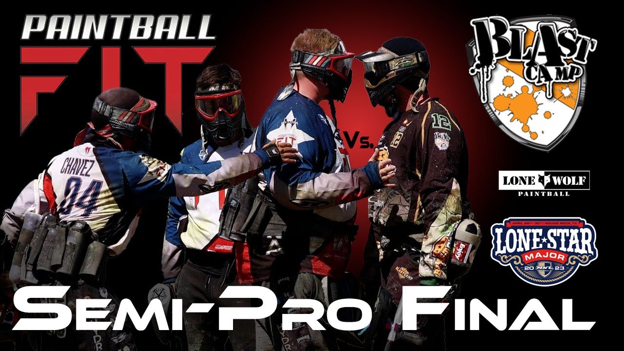 2023 NXL Lone Star Major Semi-Pro Finals Match Paintball Fit vs Blast Camp RAW Footage