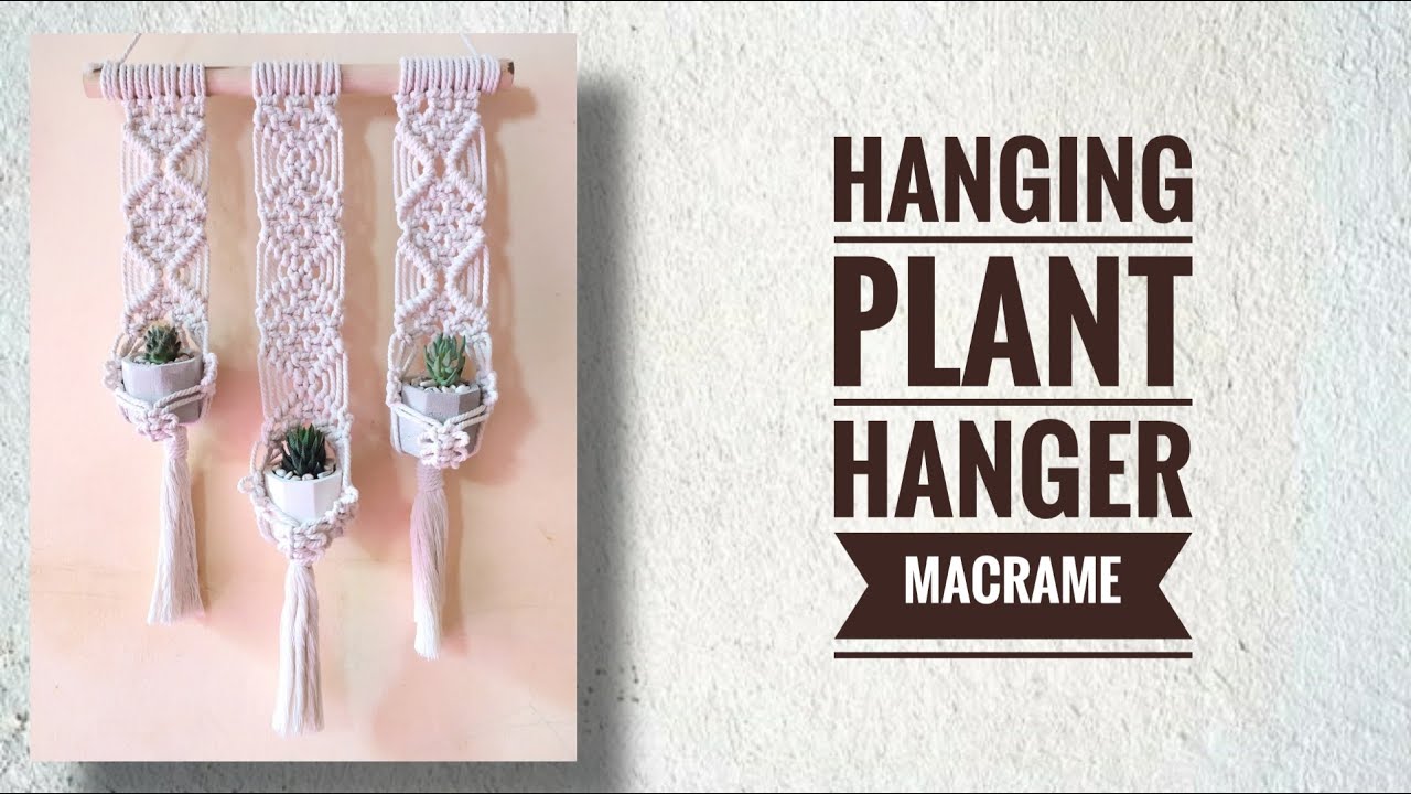 Plant Hanger Macrame || Gantungan Pot || Macrame Tutorial || DIY