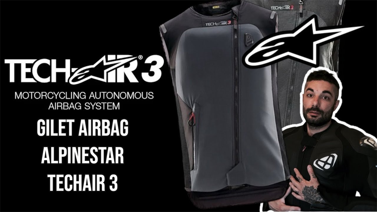 J’ai testé le gilet airbag moto Tech-Air 3 💥 (on test les habits avec + avis honnête)