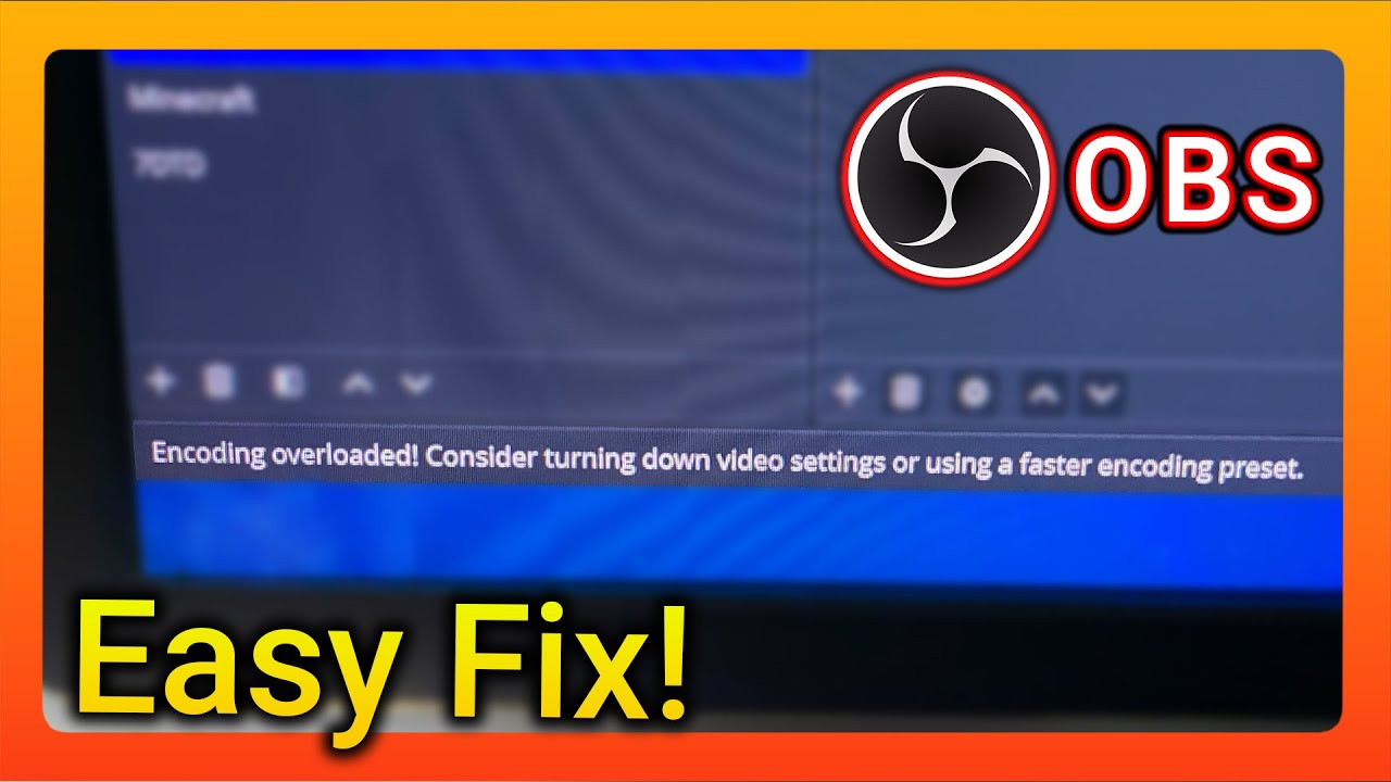 Encoding overloaded! Consider turning down video settings or using a faster encoding preset | FIX!