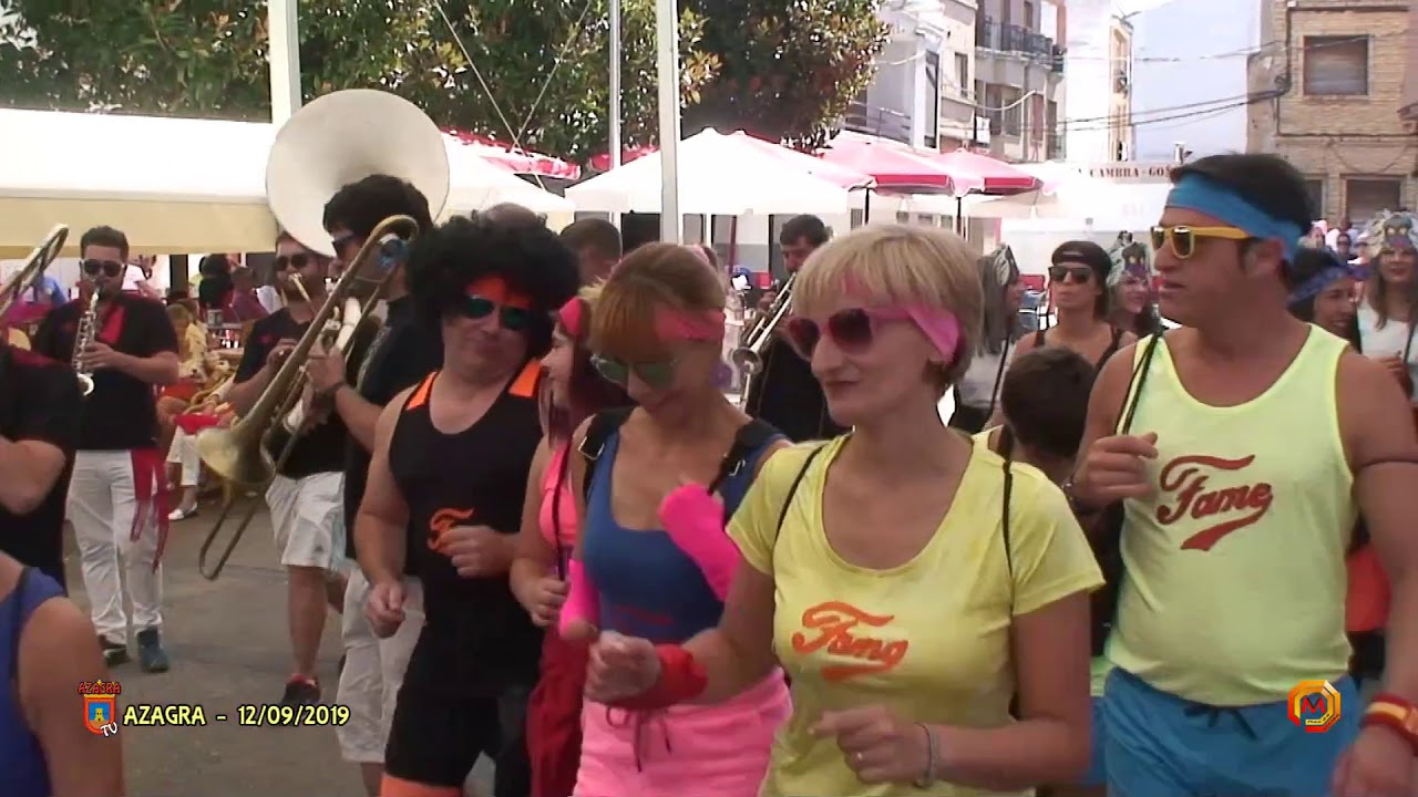 Tv Azagra - 12/09/2019 - Fiestas - Salida y Comida de Peñas