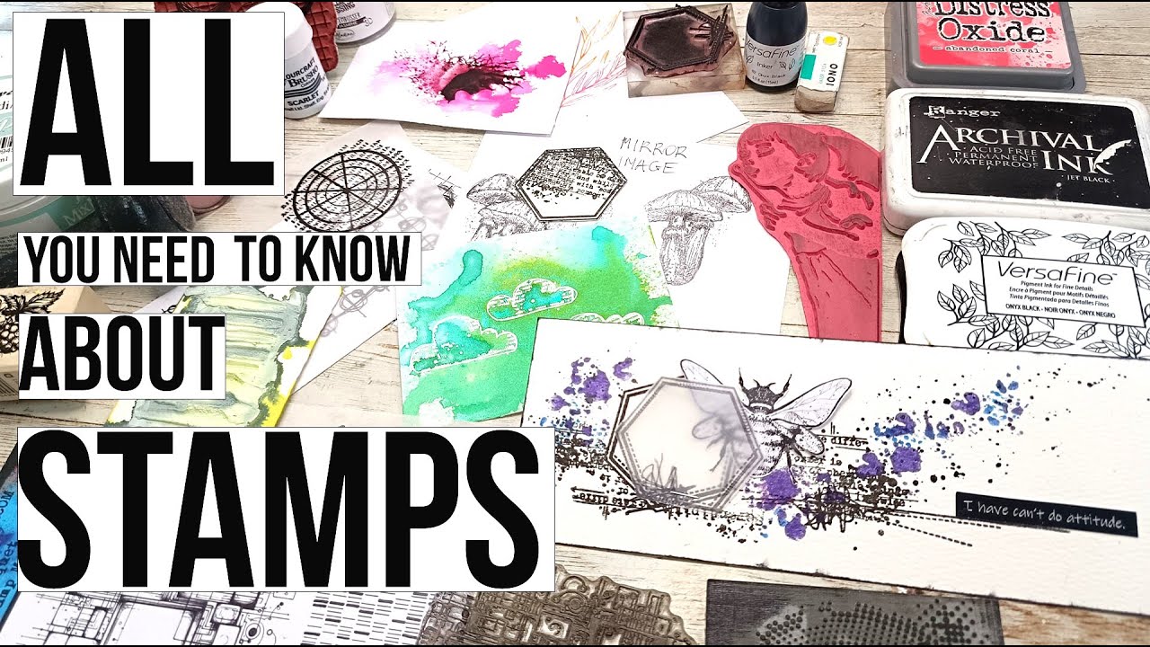 All you need to know about stamps and stamping techniques.  Part 1