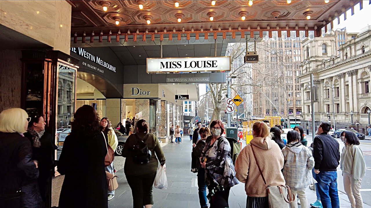 Melbourne CBD Walk | Collins Street | Melbourne’s Designer Stores | Sunday Afternoon City Ambience