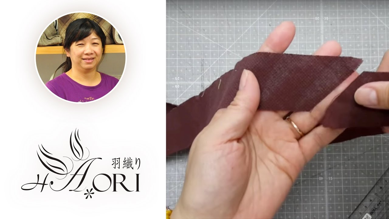 [手作教學 - 台灣羽織 x 蔡梅珍老師] 滾邊條接法