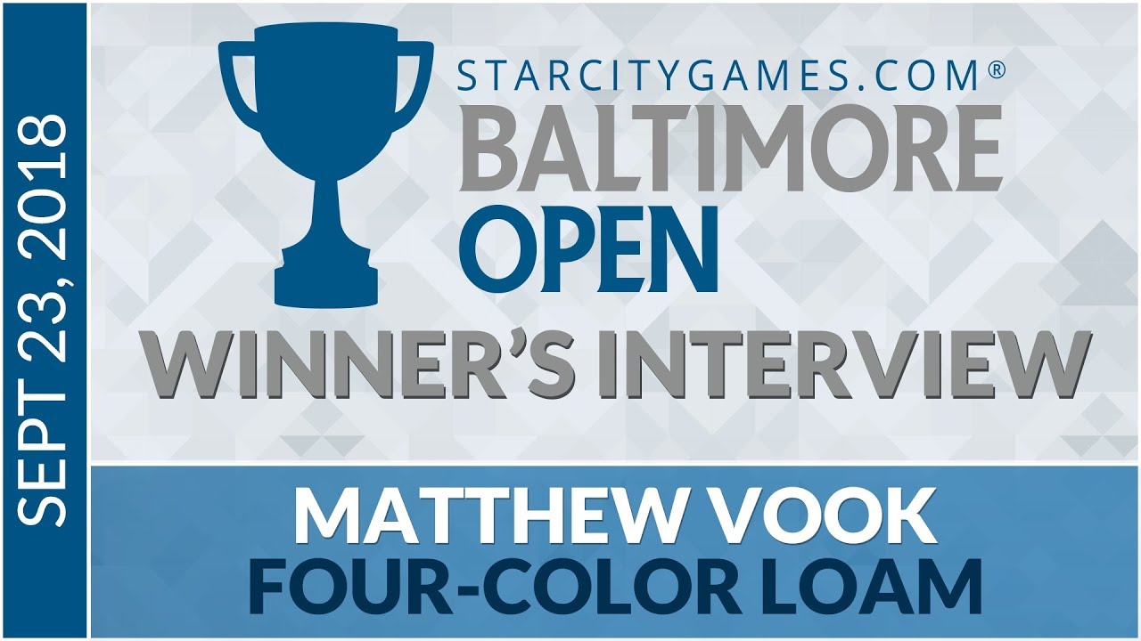 SCGBALT: Winner's Interview with Matthew Vook [Legacy]