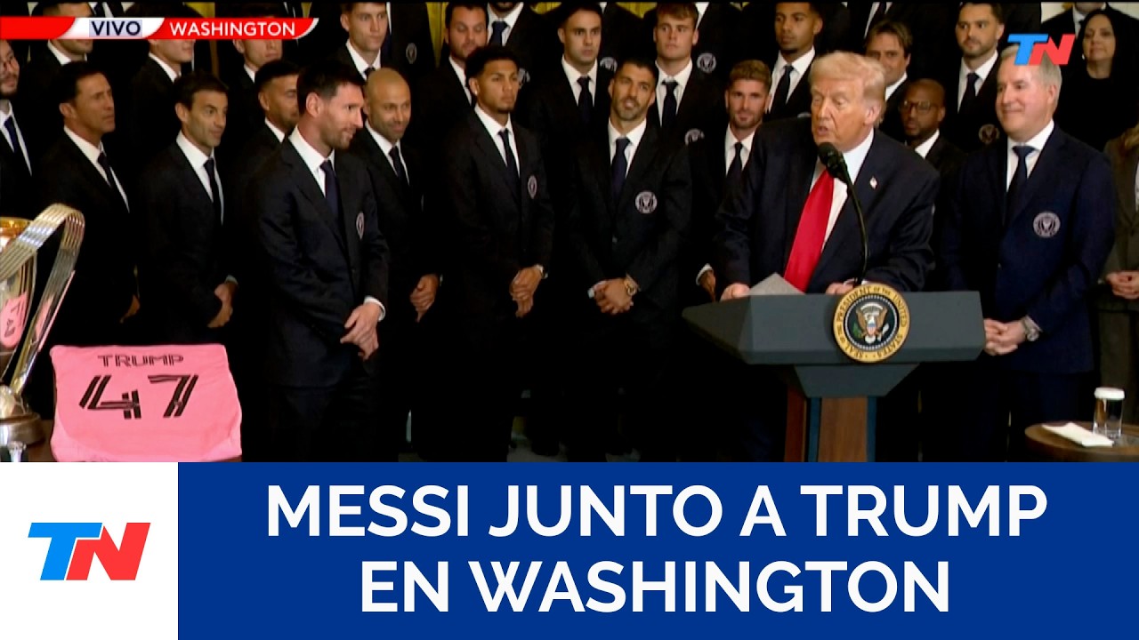 Donald Trump recibió a Lionel Messi y al equipo de Inter Miami en la Casa Blanca: así fue la reunión