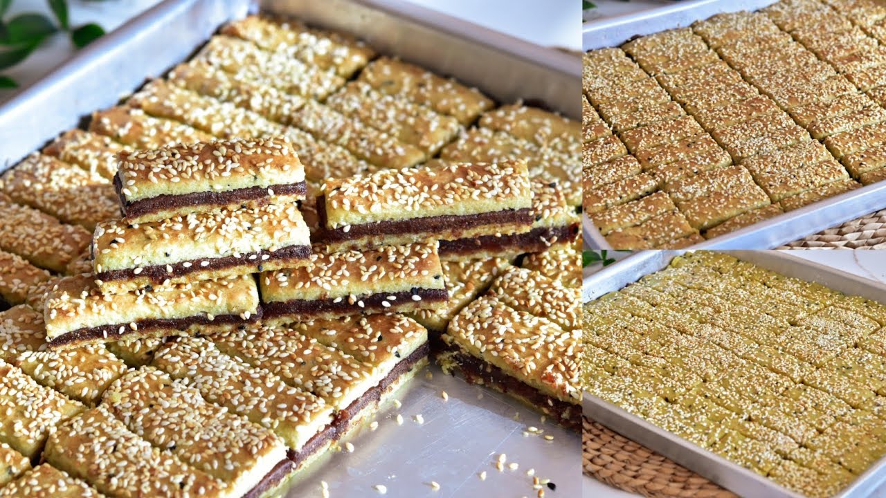 صنية اصابع الكعك الفاخره (كليجة التمر)بطعم جدا شهي وطريقه تقديم مميزه Cookies tray