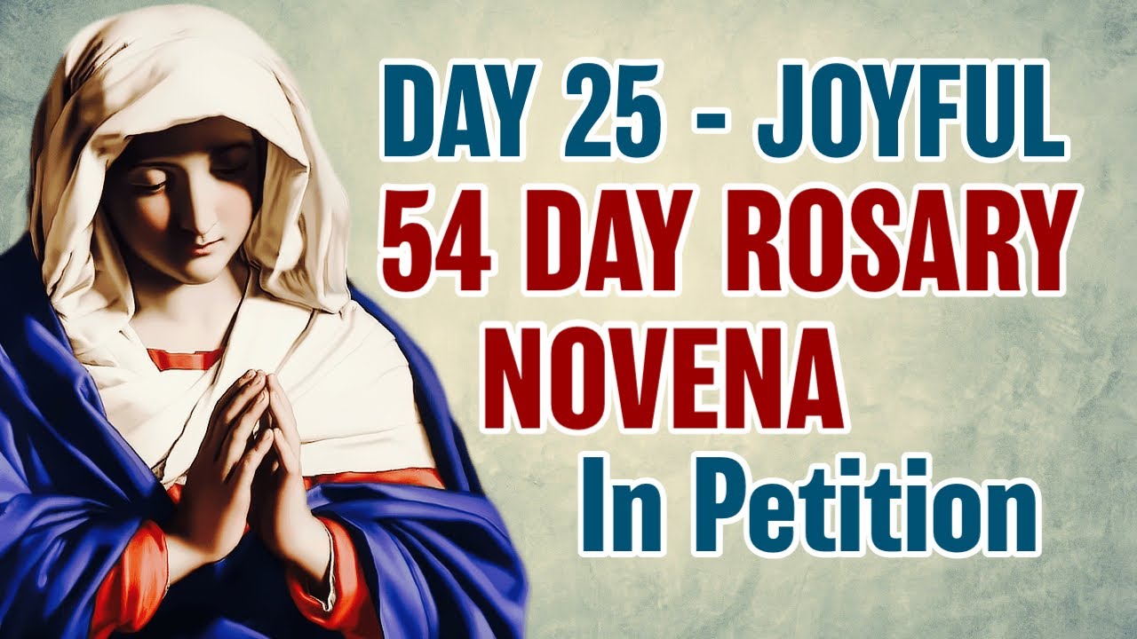 54 Day Rosary Novena Day 25 💙Joyful Mysteries