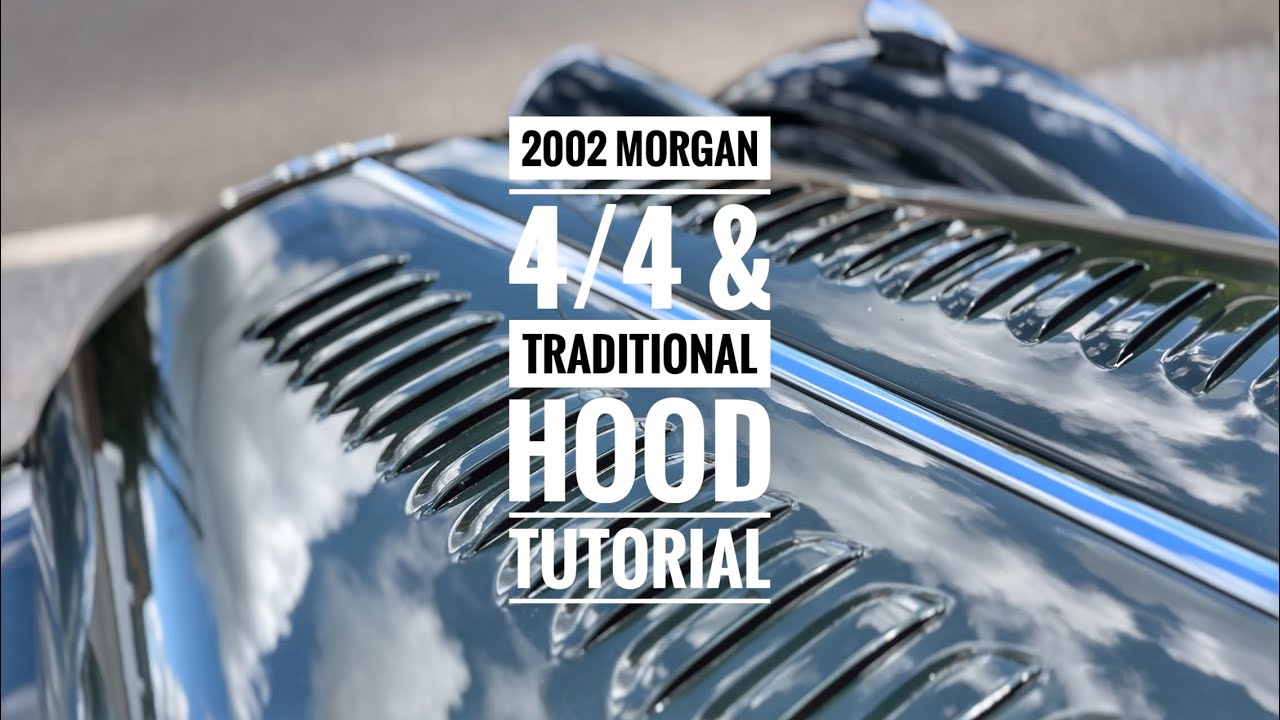 Morgan 4/4 2002 года с традиционным уроком по изготовлению капота в конце.
