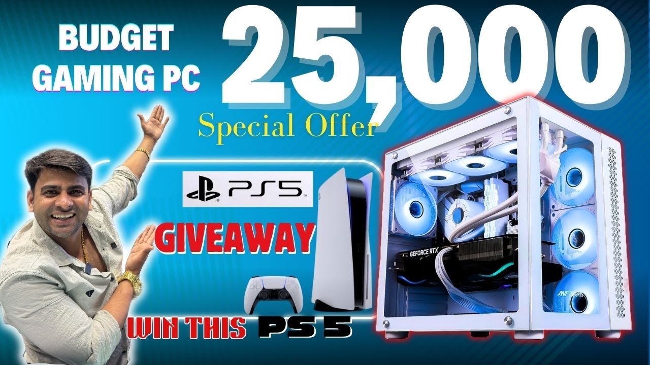 25K TO 1LAKH Best Gaming Pc | Giveaway Ps5 | Gaming Pc Wala |Cheapest Gaming Pc Build in Nehru Place
