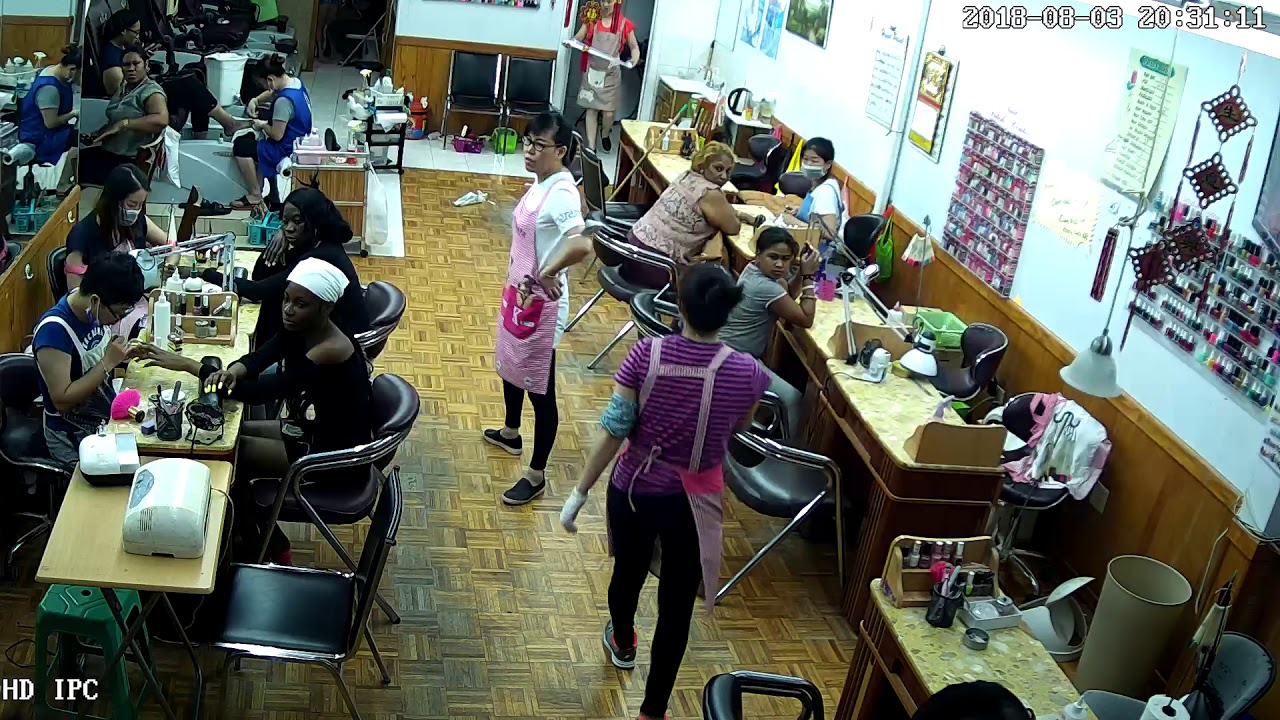BROOKLYN NAIL SALON BRAWL FULL VIDEO 1