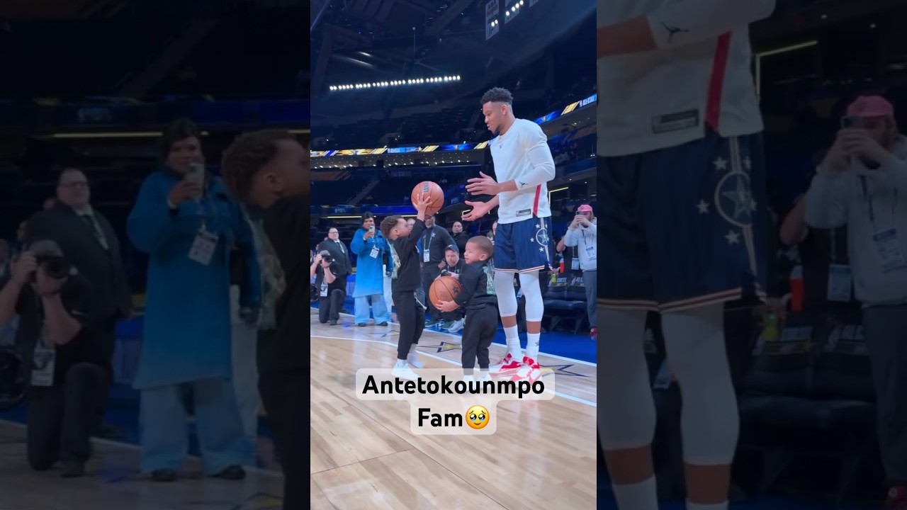 Giannis Antetokounmpo&rsquo;s Son Gives An Assist To His Dad!🥹❤️| #NBAAllStar| #Shorts