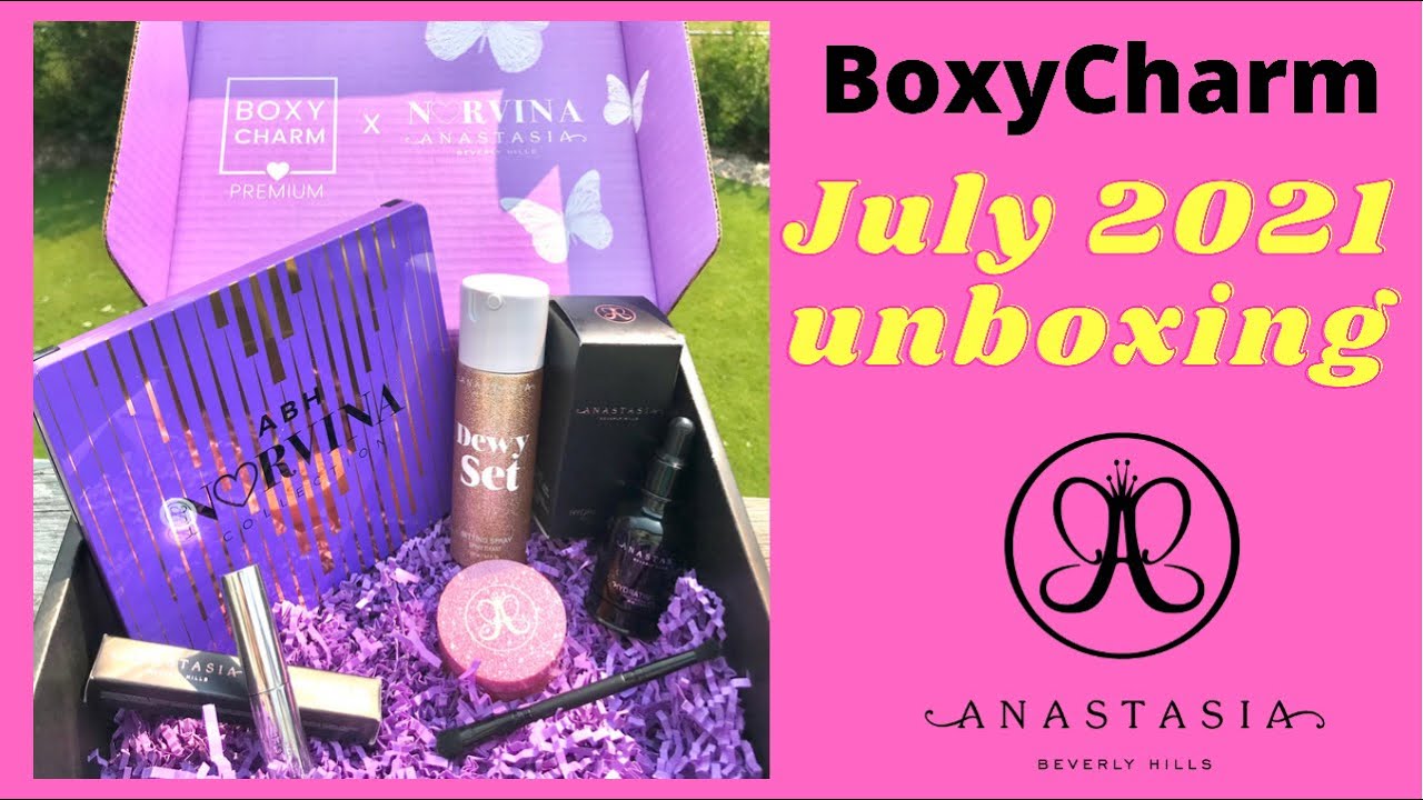 BoxyCharm x Anastasia Beverly Hills unboxing July 2021 premium box | OUR BEAUTY CORNER