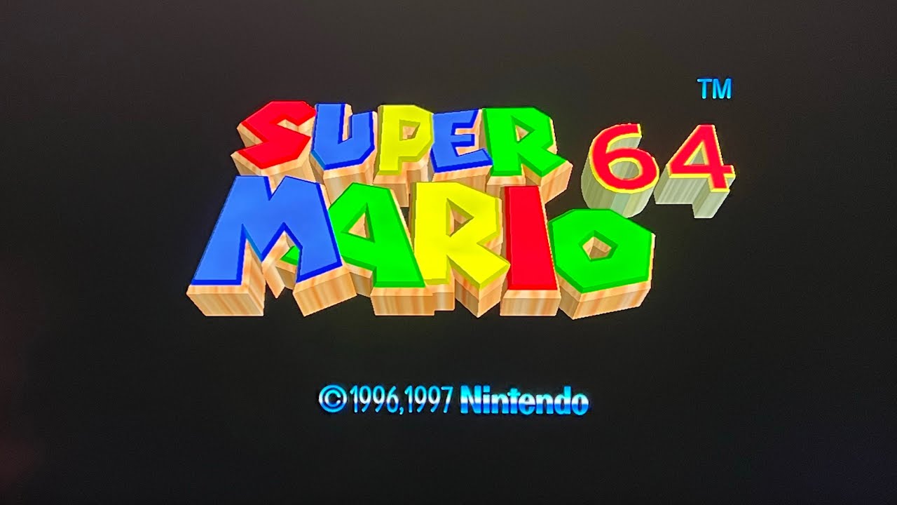 Playing Super Mario 64 on Nintendo Switch (Part 1)