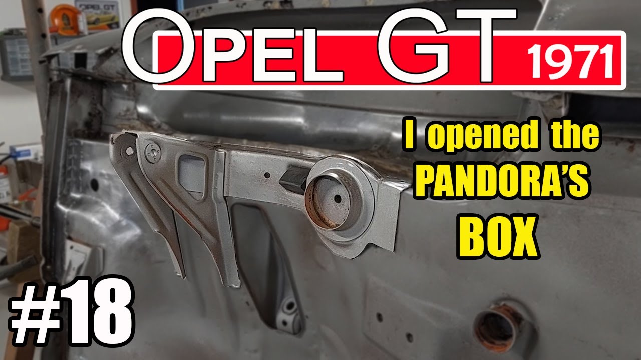 Project Opel GT 1971 #18 : Fixing the GT weak spot : Rear spring mount bracket
