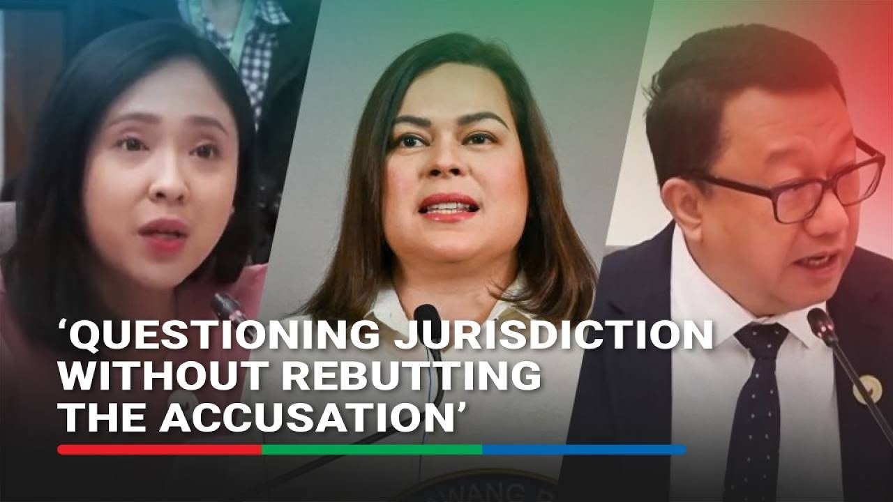 VP Duterte questioning jurisdiction of justice panel - lawmaker | ABS-CBN News
