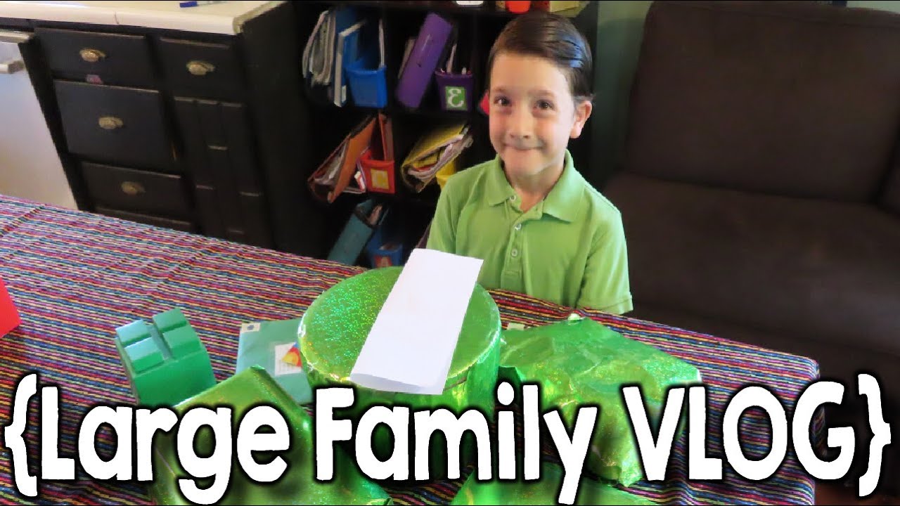 Growing Brick by Brick ¦ Solomon Turns 9 ¦ Large Family Vlog