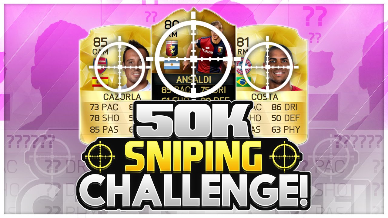 FIFA 16 | 50K SNIPING CHALLENGE vs THEGAMERCAN | LIVE SNIPING WITH REACTIONS | FIFA 16 ULTIMATE TEAM