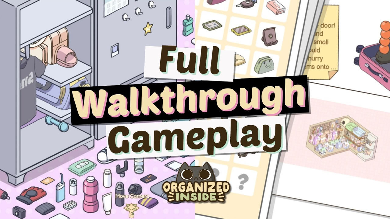 Organized Inside 📦| Full Gameplay Walkthrough + 100% Achievements 🎮 (No Commentary)