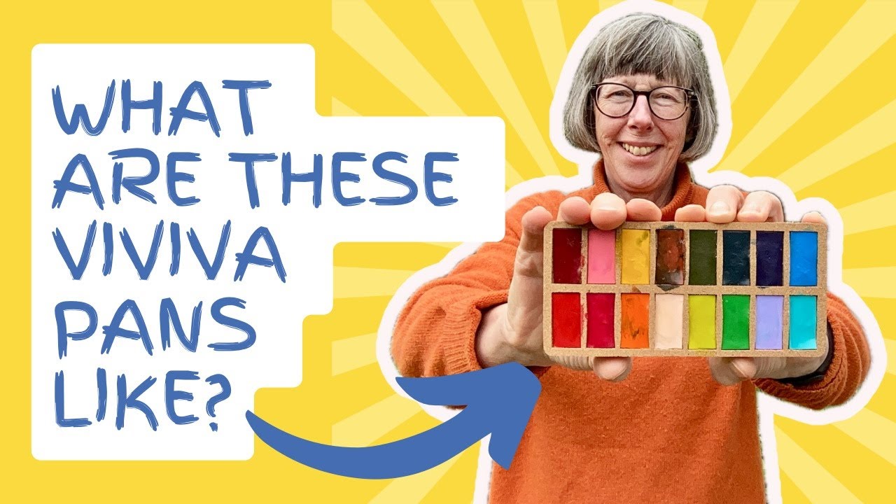 How good are these watercolour pans from Viviva?