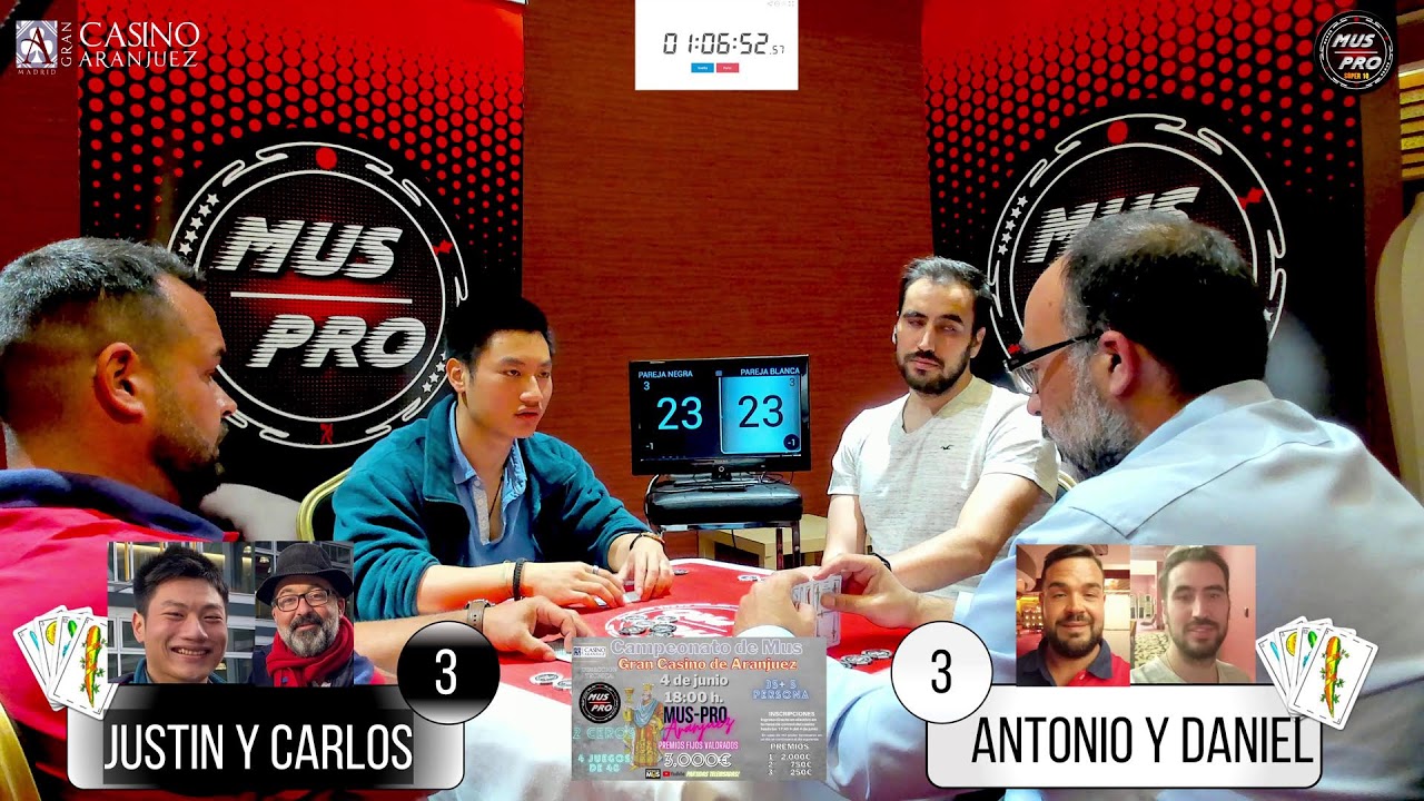 Ronda 2. I Torneo Gran Casino Aranjuez. Carlos Iturregui y Justin vs Antonio García y Daniel Martín
