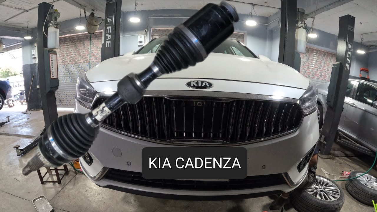 CV axle ( drive shaft ) replacement ... kia cadenza #kia #cadenza #suspensionsystem