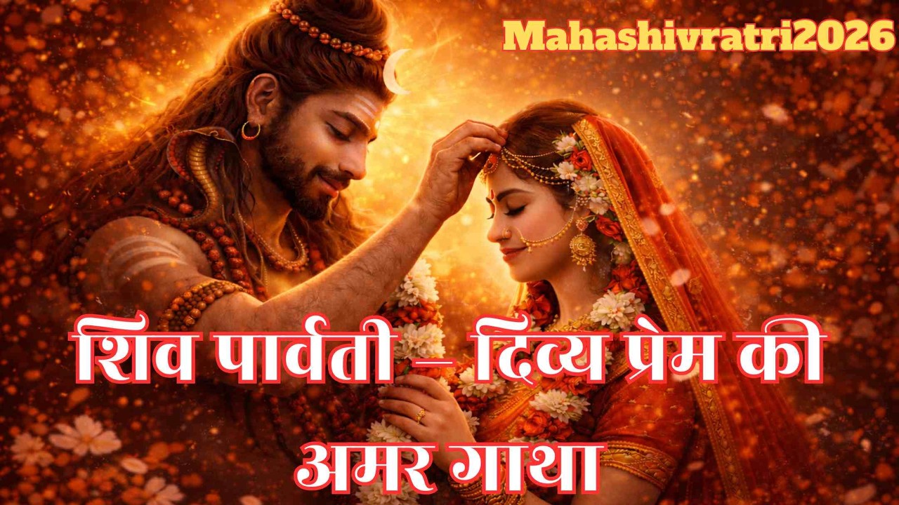 शिव पार्वती – दिव्य प्रेम की अमर गाथा #mahashivratri2026 #shivparvativivah #harharmahadev #mahadev