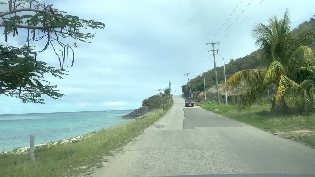 Driving Antigua and Barbuda Old Road to All Saints Road February 26, 2023