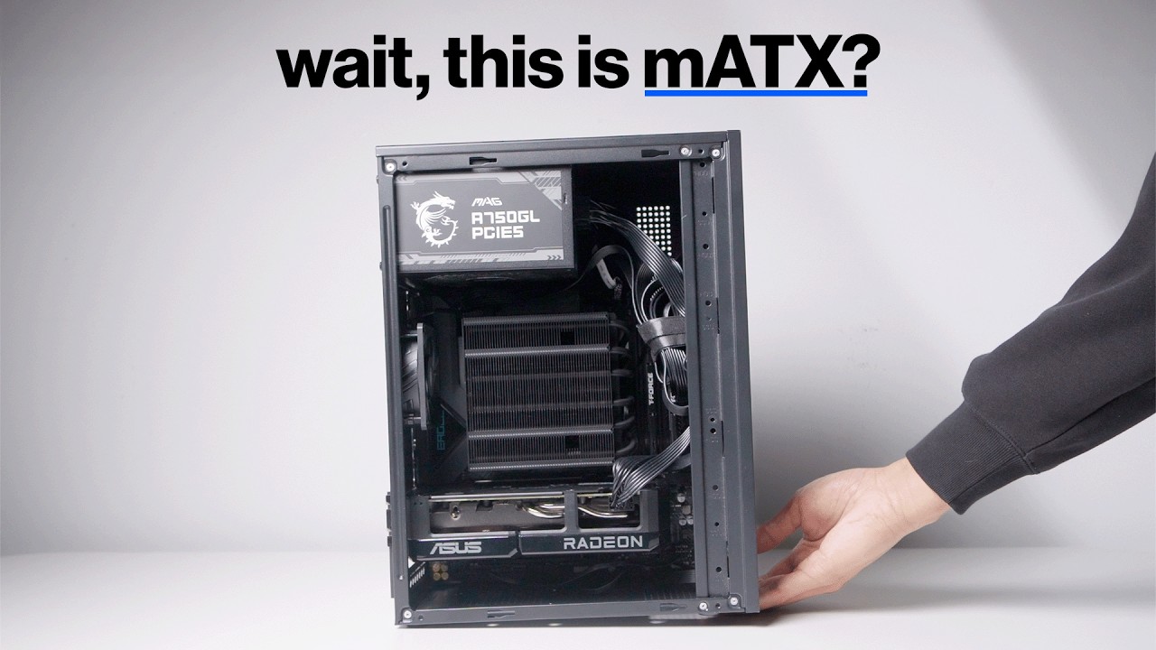 an INCREDIBLY Small Micro ATX Gaming PC Build (step-by-step)