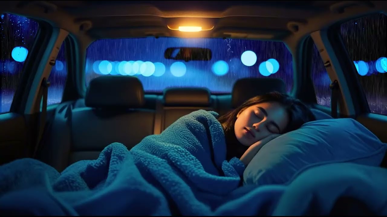 Rainfall Sounds for Sleep with Gentle Thunder for Relaxation and Stress Relief