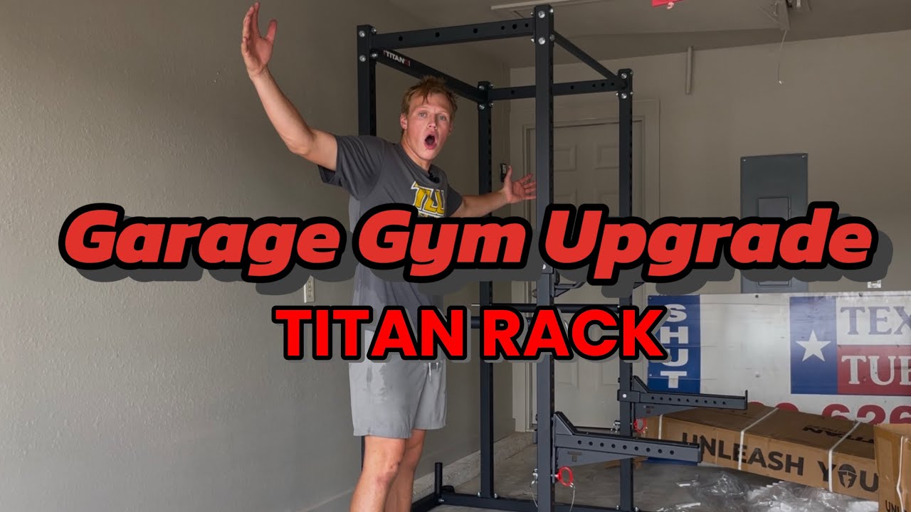 Titan series 2 rack UNBOXING & Setup - Home Gym Upgrade!