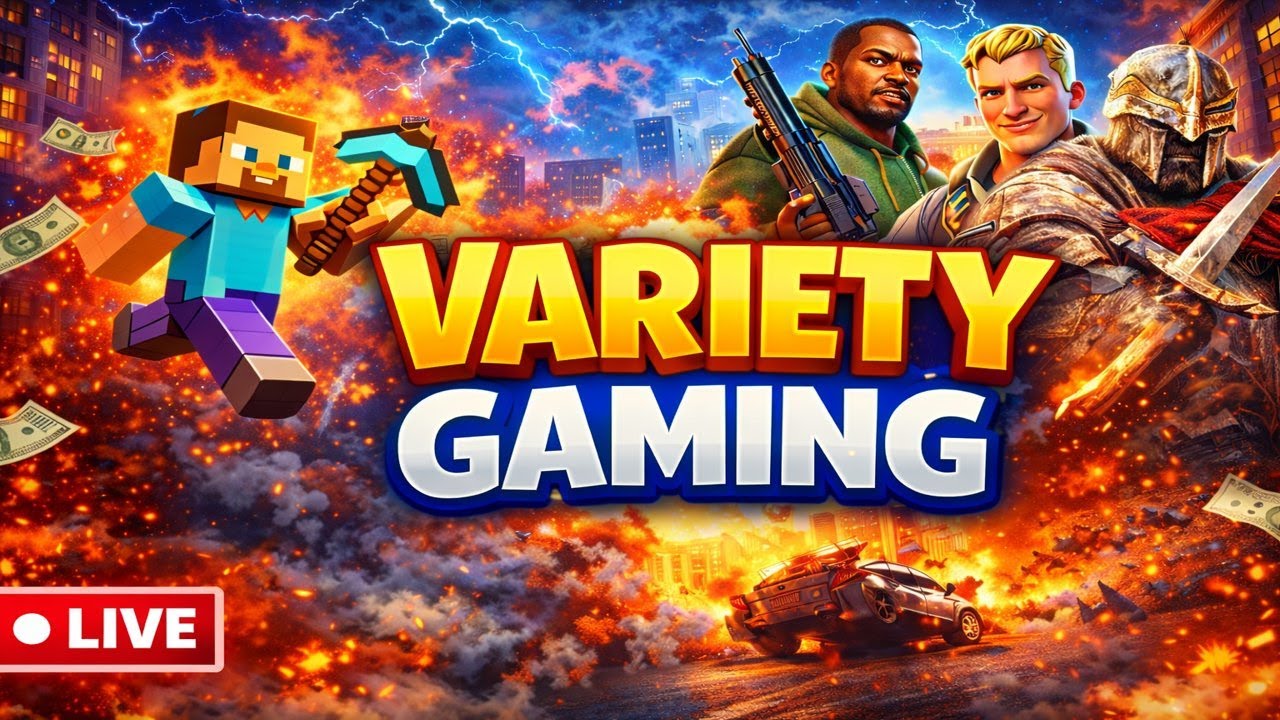 🔥 LIVE NOW — Variety Gaming (Multiplayer + Open World + Viewer Choice Chat!)