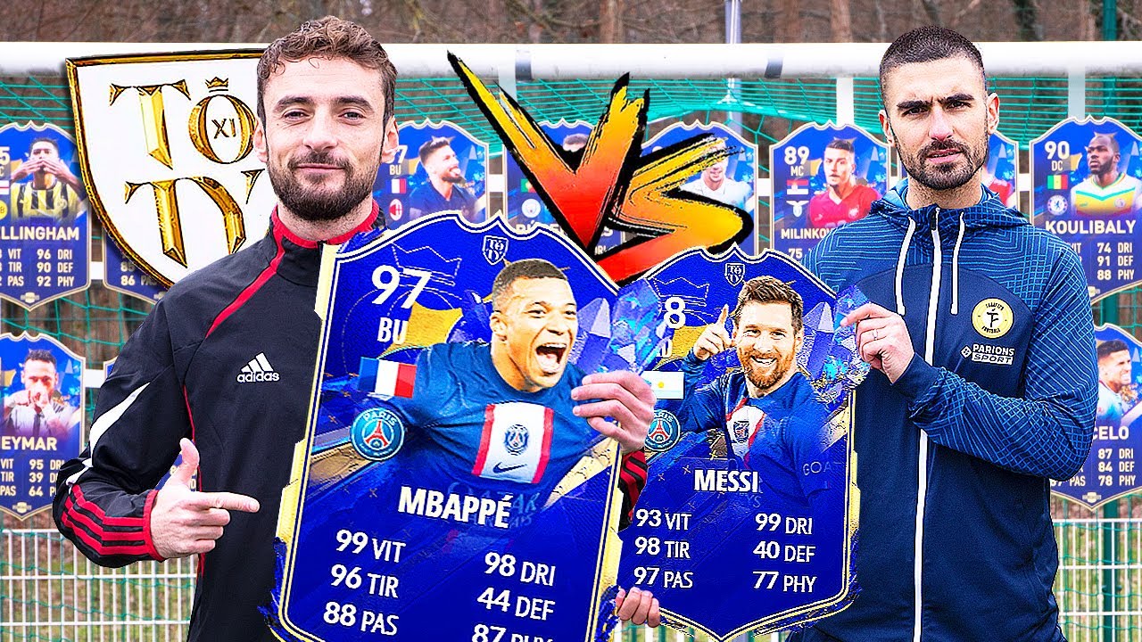 QUI CR&Eacute;ERA LA MEILLEURE &Eacute;QUIPE DE L'ANN&Eacute;E 2022 ? (TOTY FIFA 23 vs @TodayitsFootball)