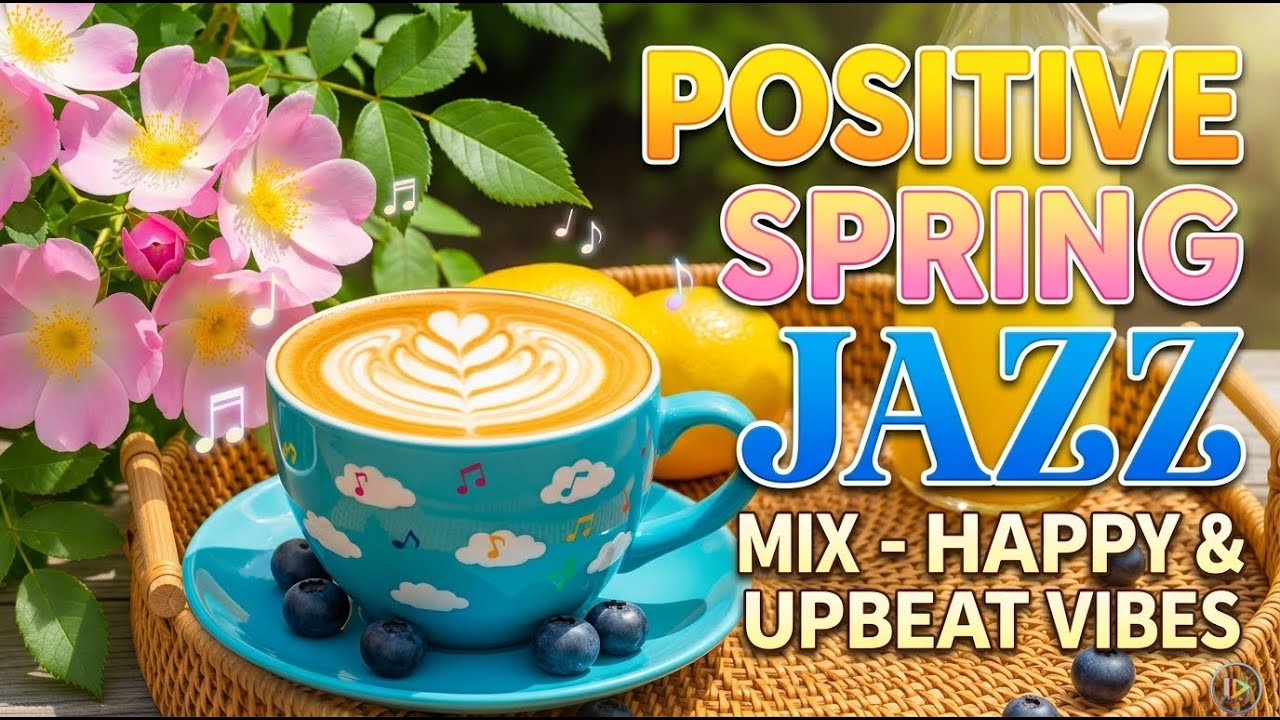 [ Positive Spring Jazz ] ☕🌸 Relaxing Coffee Jazz Bossa Nova & Morning Jazz Vibes