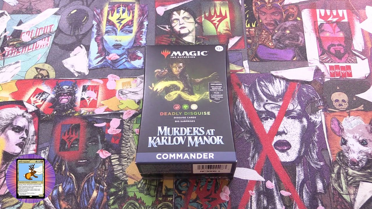 Murders at Karlov Manor Commander Deck: Deadly Disguise Unboxed