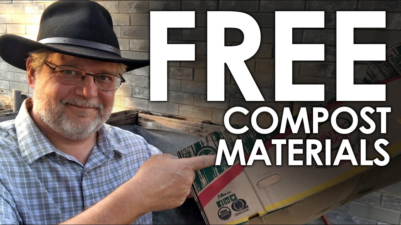 FREE Compost Materials - How To Crush It with Composting || Black Gumbo