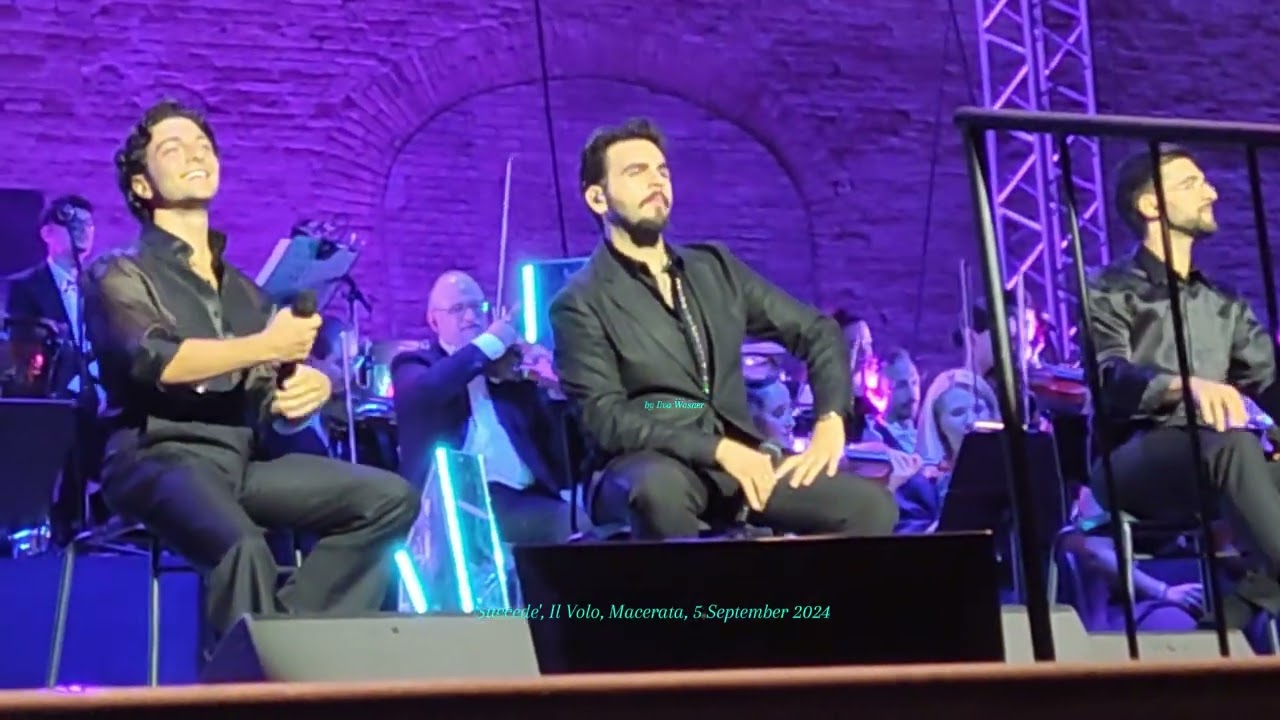 My video: 'Succede', Il Volo, Sferisterio, Macerata, 5 September 2024
