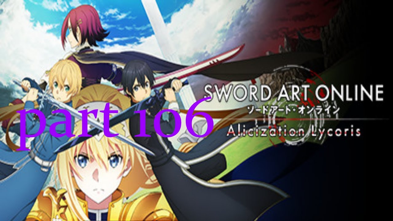 commander gunther sword art online alicization lycoris part 106