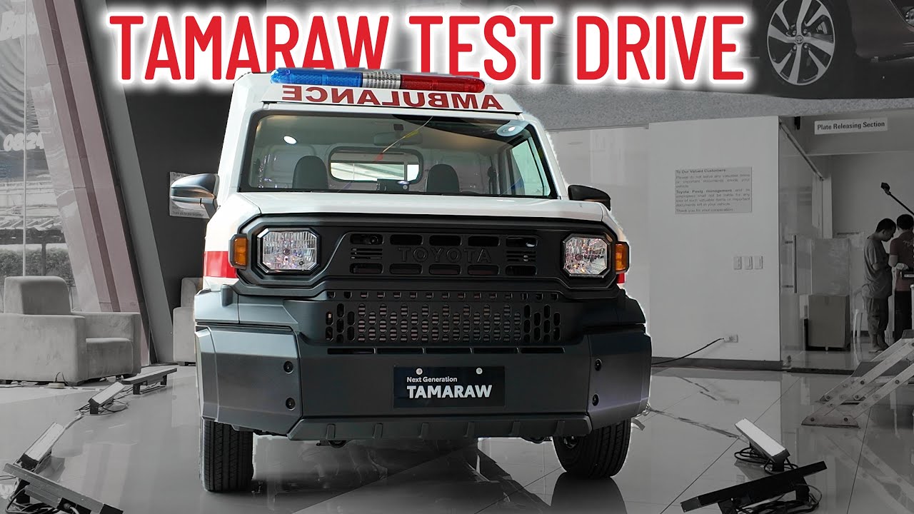 Toyota Tamaraw 2025 Test Drive at Toyota Pasig