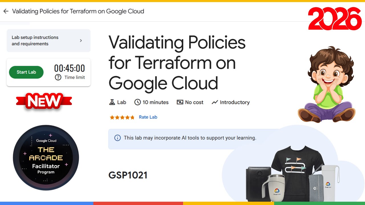 Проверка политик Terraform в Google Cloud | GSP1021