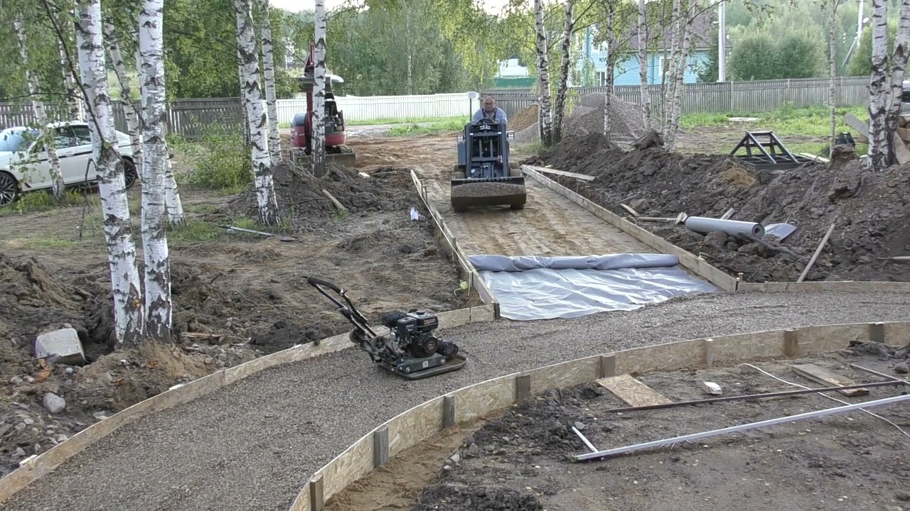 И снова мини погрузчик  Land Digger 03.08.2023 г.  ДПК Деревенька