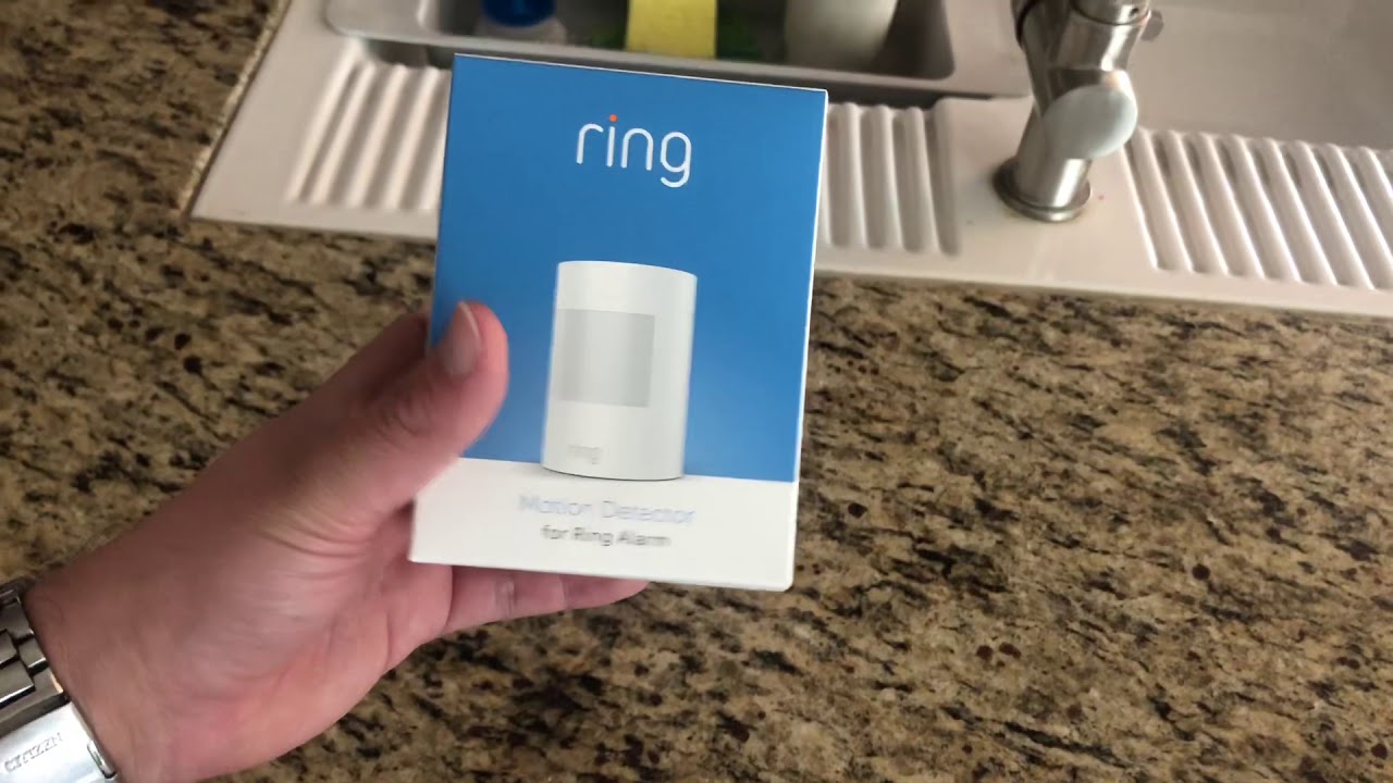 Ring motion sensor installation
